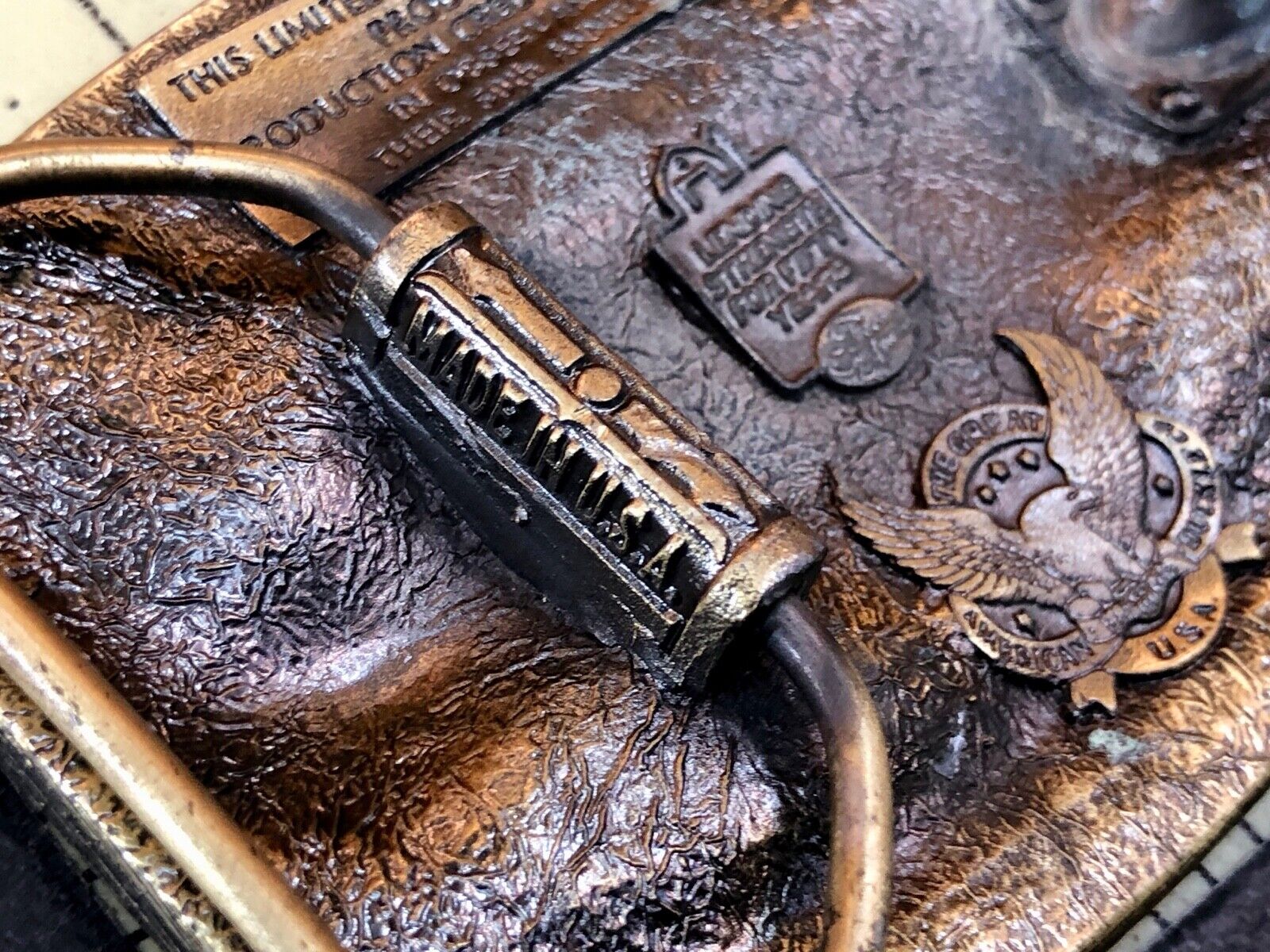 The first PCA loan belt buckle - Lending and strength  production credit assn.