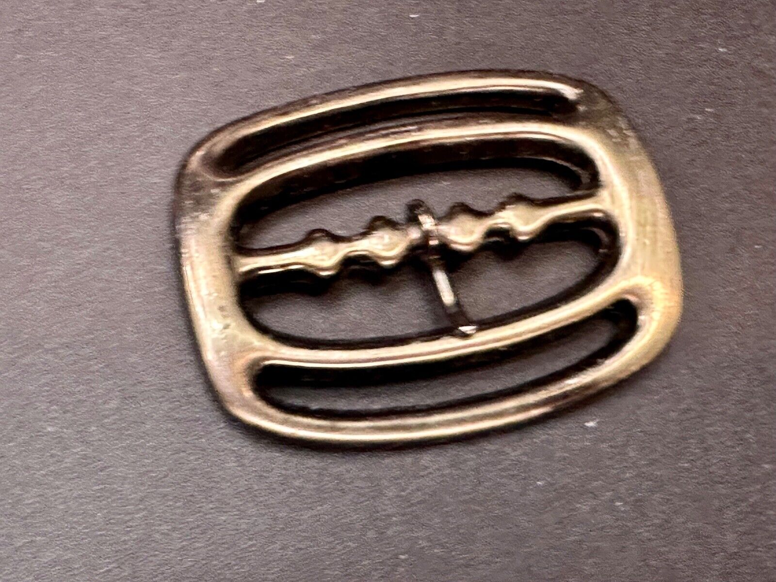 unique small brass tone replacement SMALL belt buckle