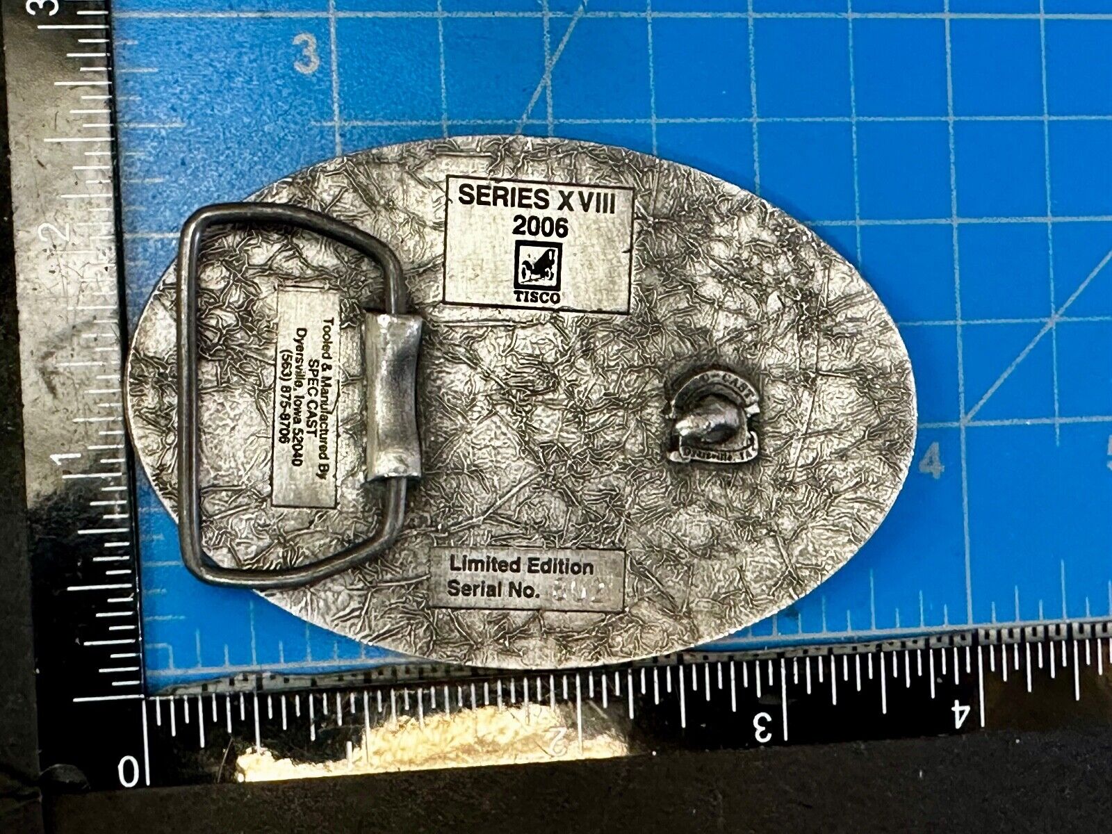 TISCO Tractor Implement Supply Replacement Parts 69 years - 2006 Belt Buckle