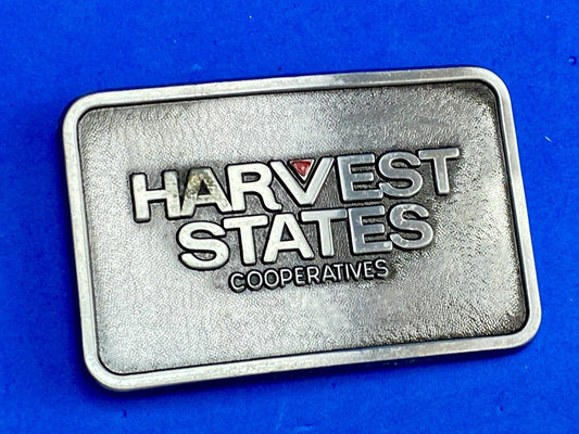 Vintage Harvest States Cooperatives Farming Community belt buckle 