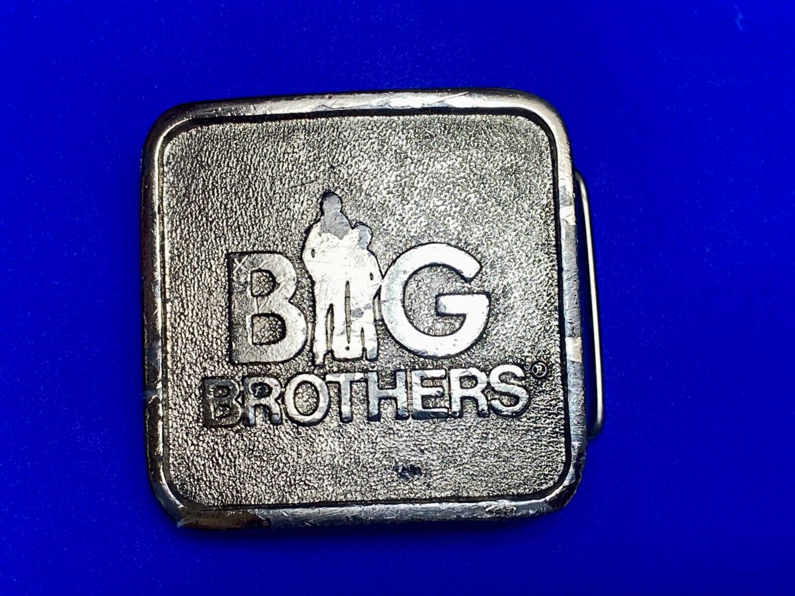 BIG BROTHERS COMMEMORATIVE BELT BUCKLE! VINTAGE! 1970s! WYOMING STUDIO ART WORKS