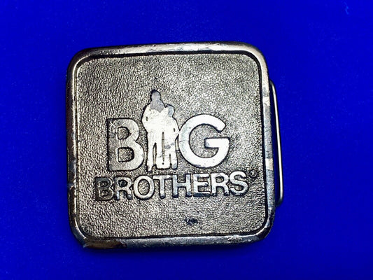BIG BROTHERS COMMEMORATIVE BELT BUCKLE! VINTAGE! 1970s! WYOMING STUDIO ART WORKS