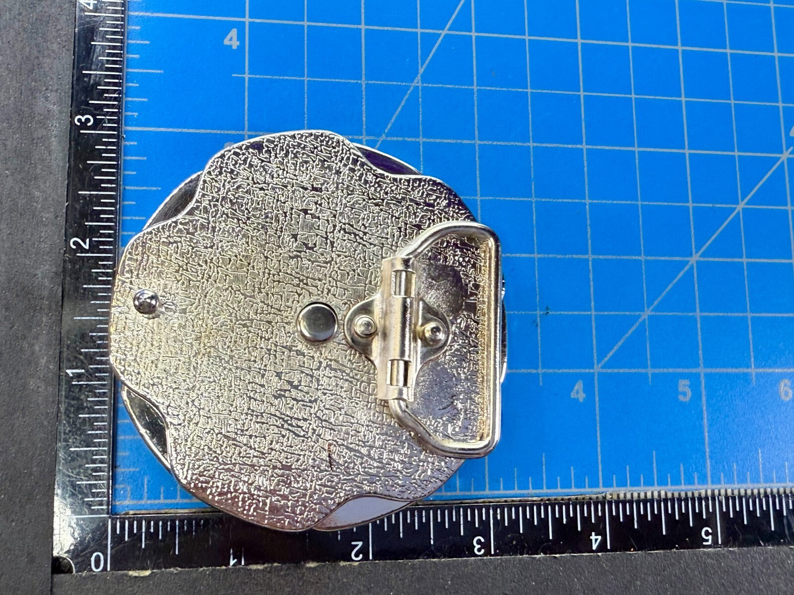 3RDRAIL Magnum 44 Revolver Gun Shell Bullet Moving Collectors Belt Buckle