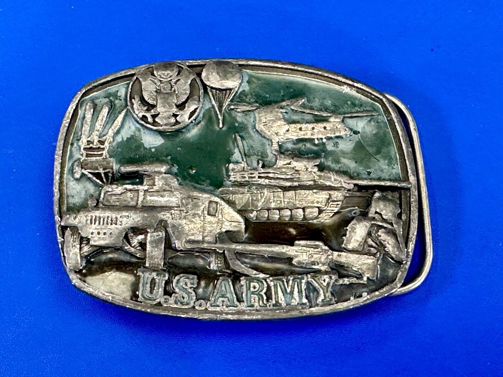US United States Army No greater Honor than serving 91 Commemorative belt buckle