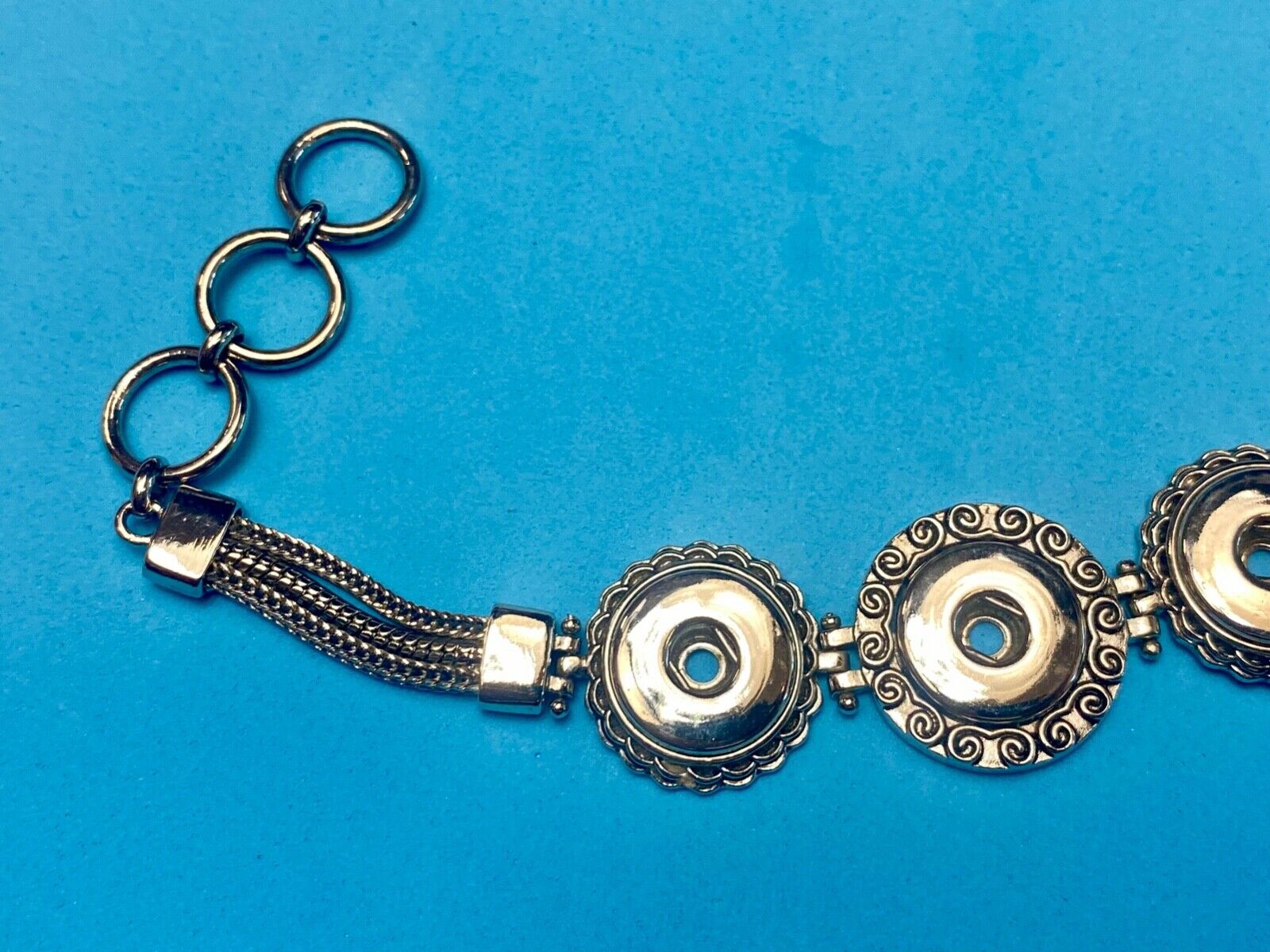 Three space Original bracelet for 18mm Magnolia And Vine Snaps