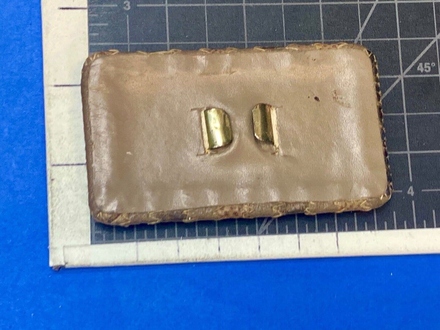 Artisan mixed material leather scarf shoe purse belt buckle   - unknown to me! 