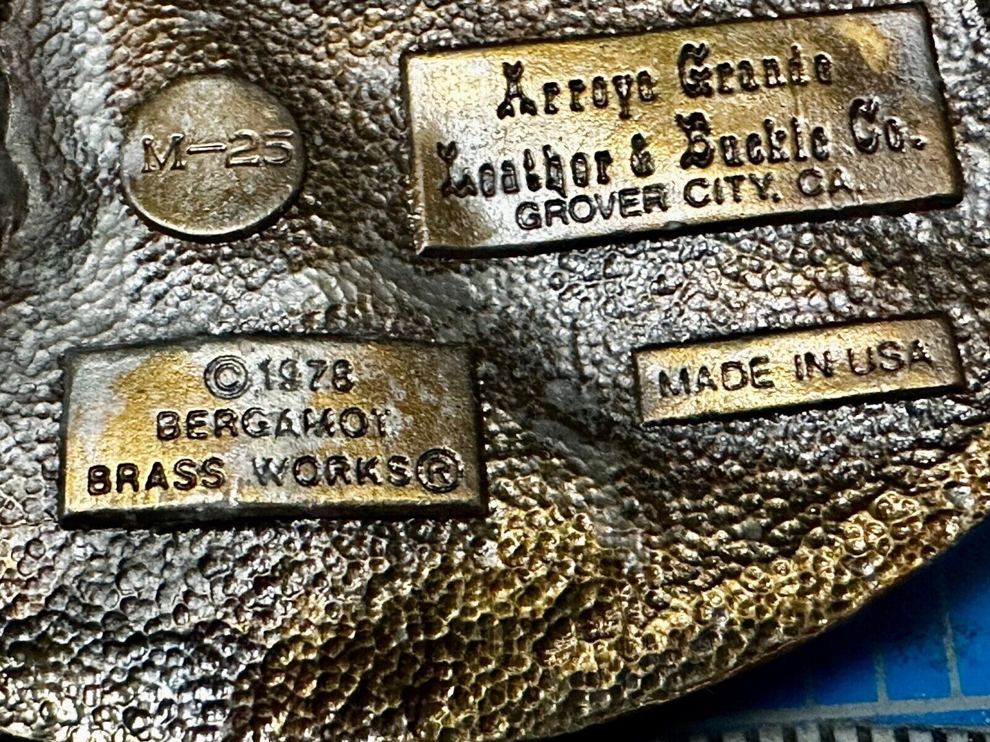 Arizona State - Scenic View of Grand Canyon Belt Buckle by Arroyo Grande M-25