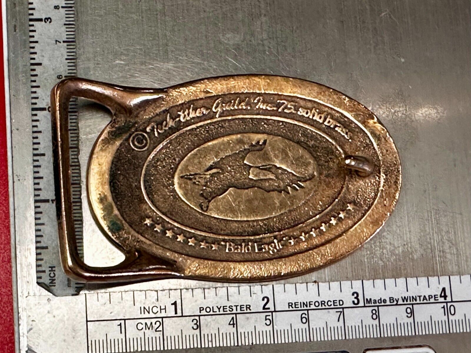 Tech Ether Guild The Eagle - Patriotic Vintage USA America Belt Buckle