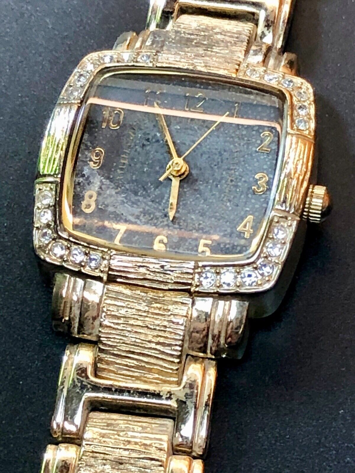 ALLUDE vintage gold tone ladies watch - fresh battery, working well 