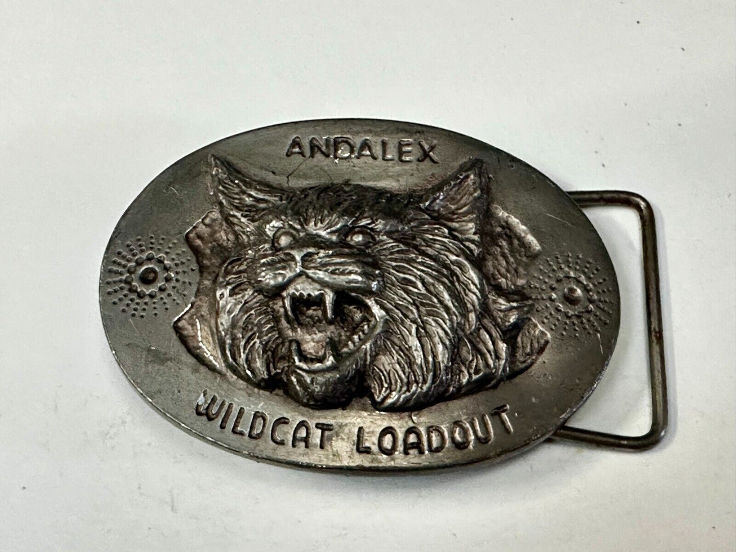 Andalex Wildcat Loadout Vintage Belt Buckle by Sculpture Artist Gary Frazen