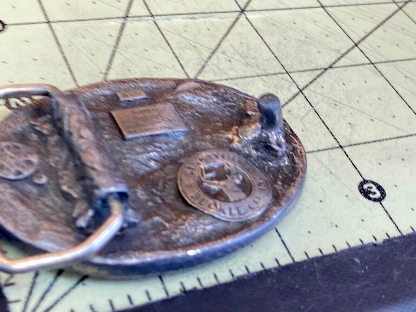 A-15 Siskiyou Belt Buckle - Flying Diving Hunting Majestic Eagle 