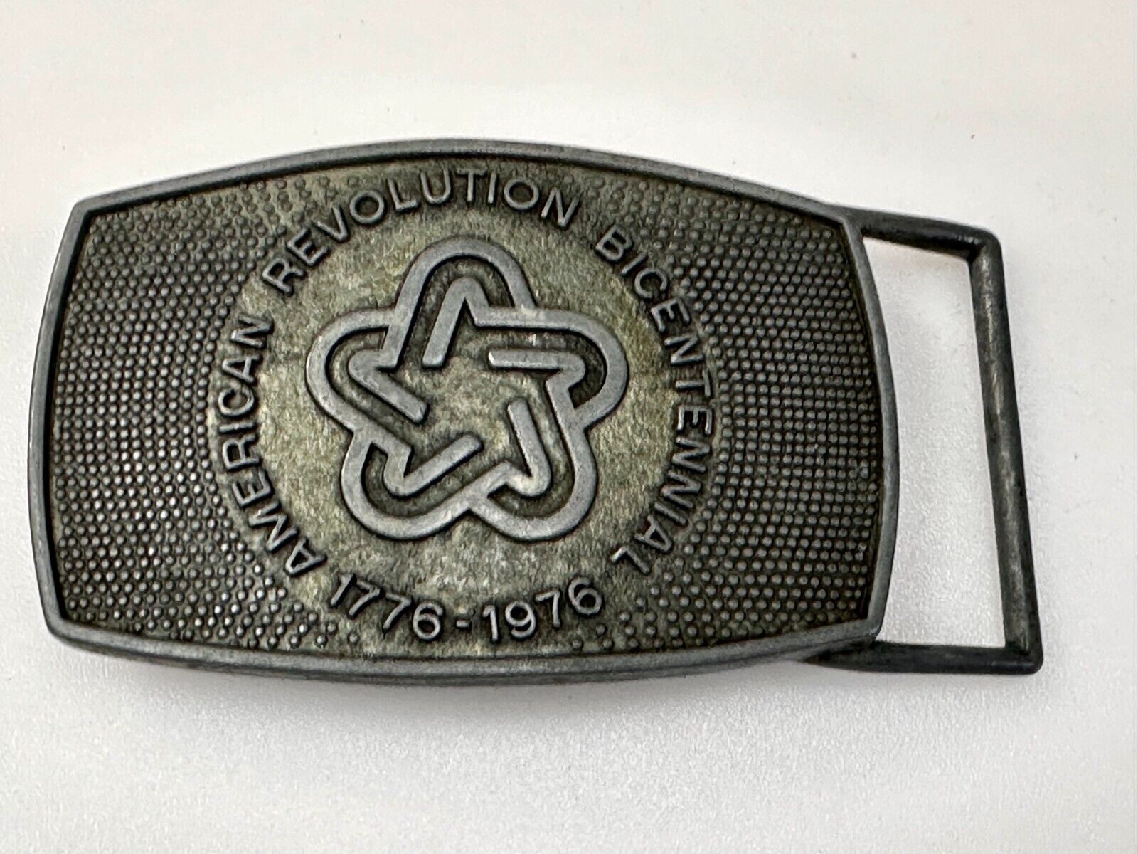 American Revolution Bicentennial Commemorative Belt Buckle by Lee.Co.Ny.Ny
