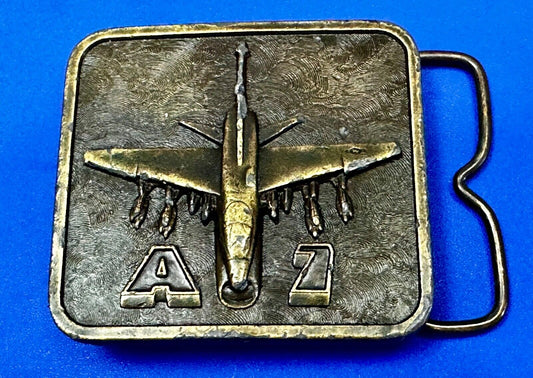Airplane A7 Plane Corsair II Aircraft  1977 The Buckle Connection Belt Buckle