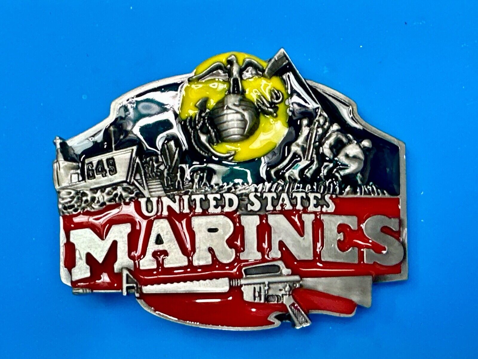United States Marines NOS America Military Commemorative Belt Buckle
