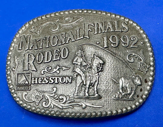 1992 Award Design Medals NFR National Finals Rodeo belt buckle