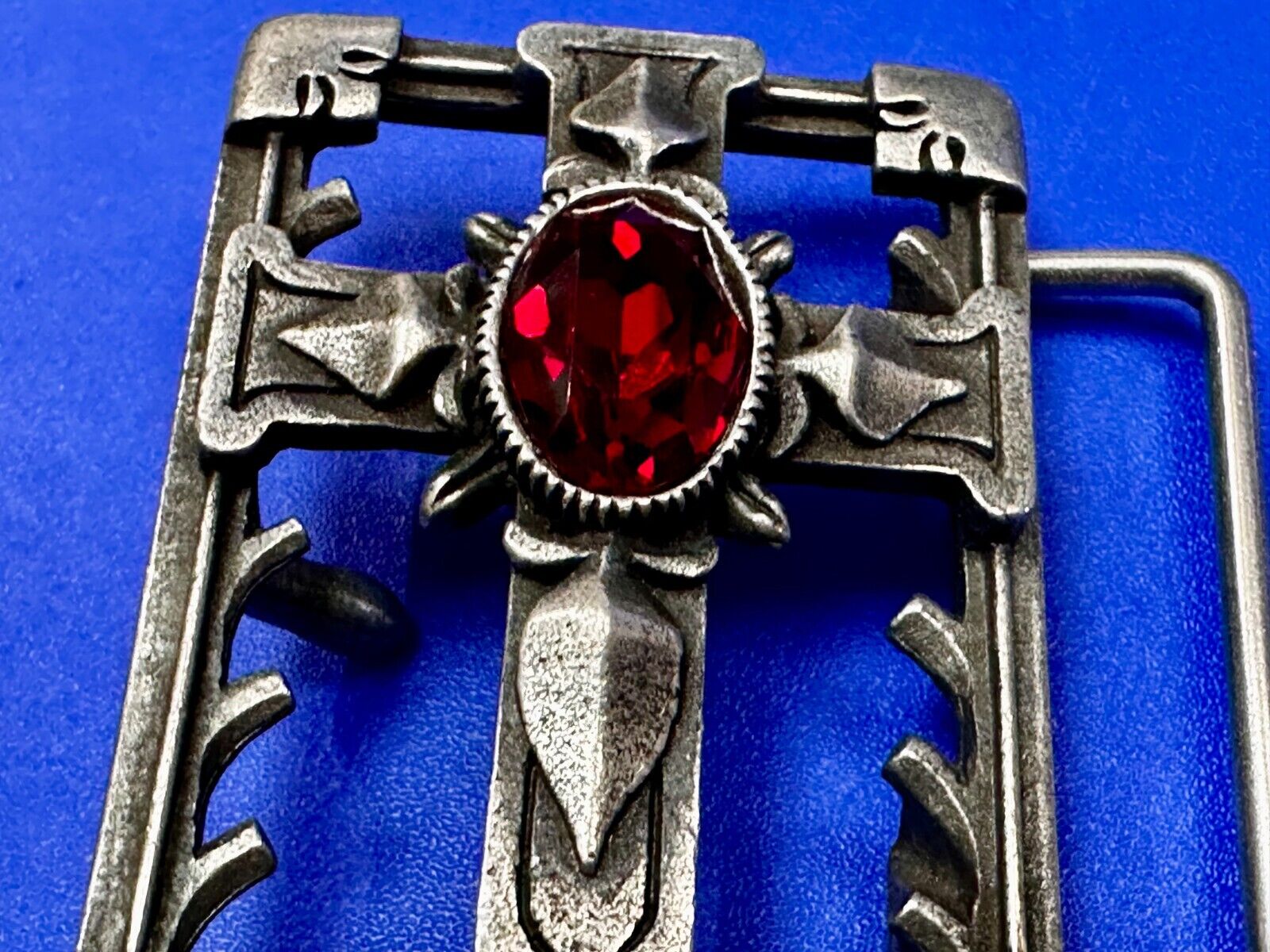 Alchemy Gothic Cross Openwork Centerpiece 2004 Belt Buckle Made in England