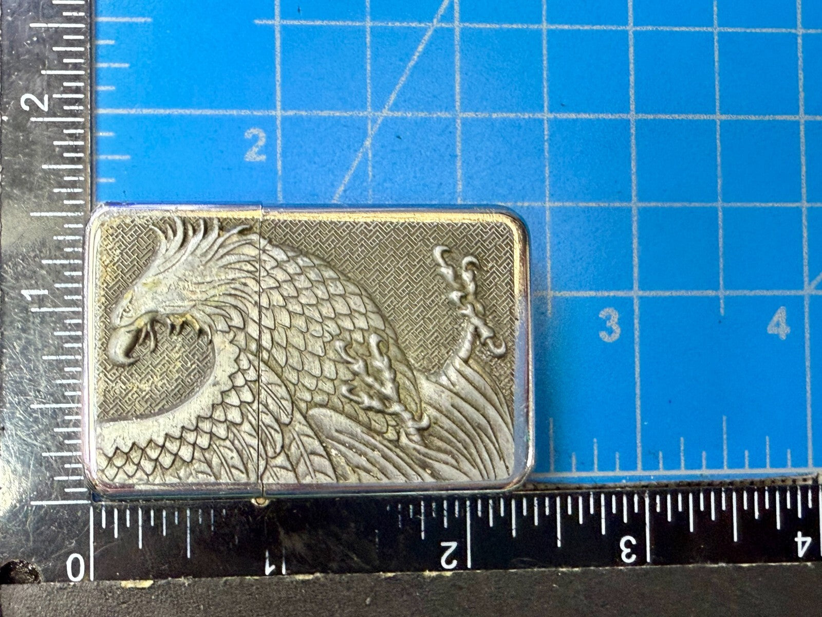 United States of America US Flag Bald Eagle Patriotic Belt Buckle Lighter Holder