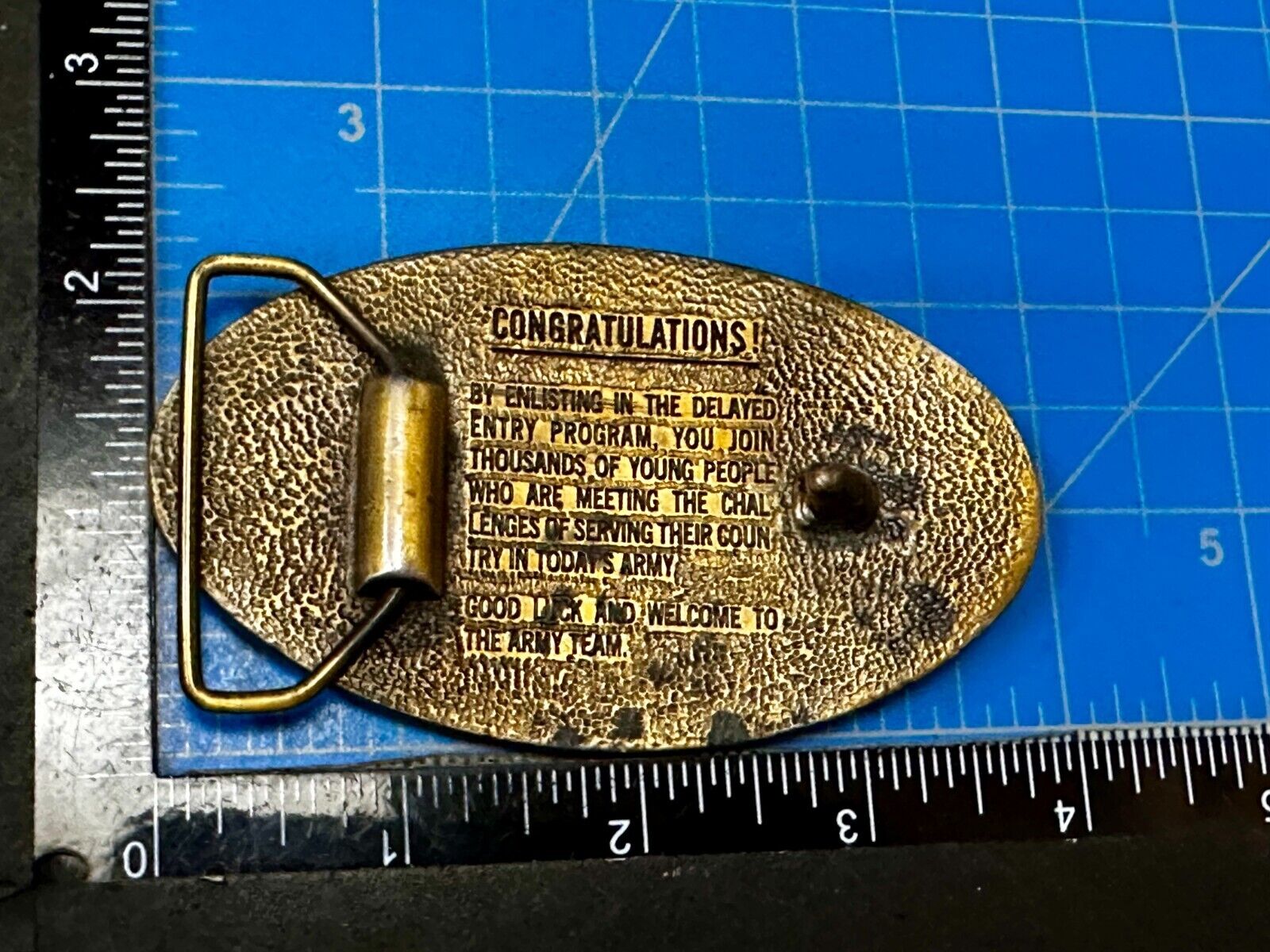US Army Enlisted Soldier Delayed Entry Program United Staes Military Belt Buckle