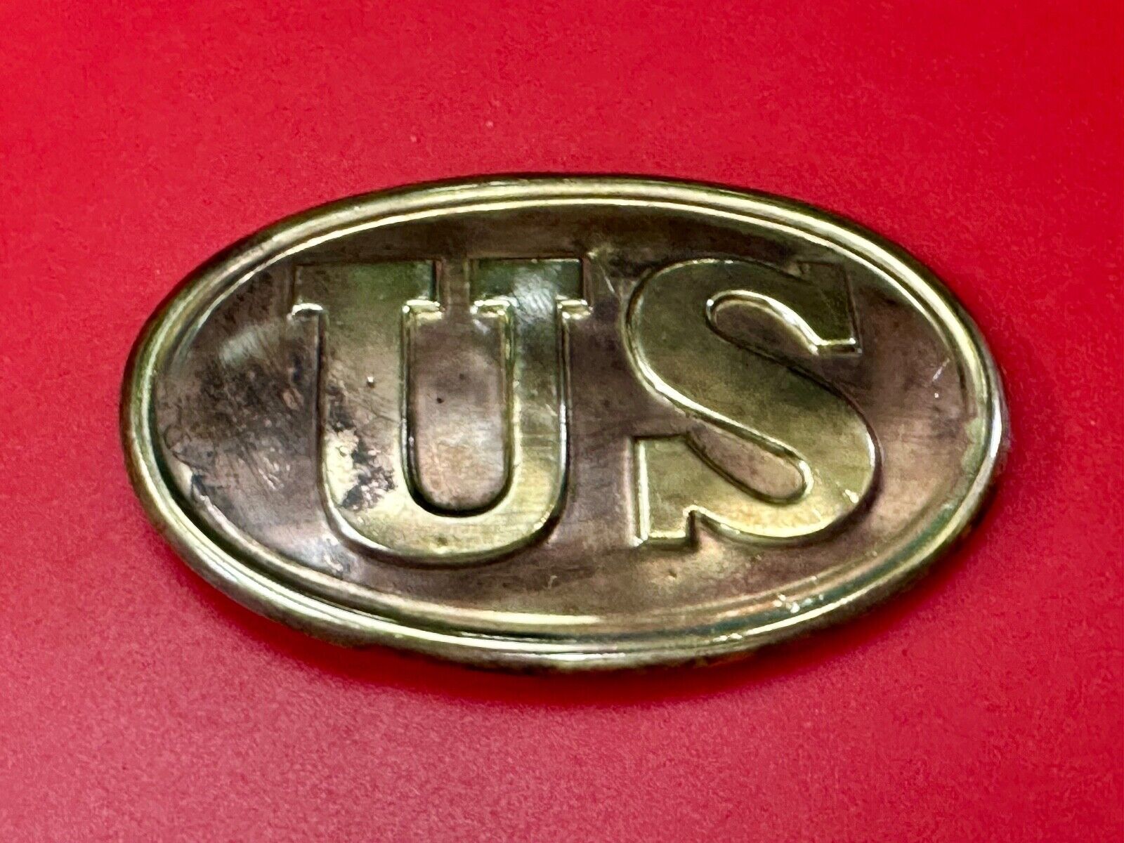 U.S. CIVIL WAR WAIST BELT PLATE US Soldiers Replica Belt Buckle  unknown to me!