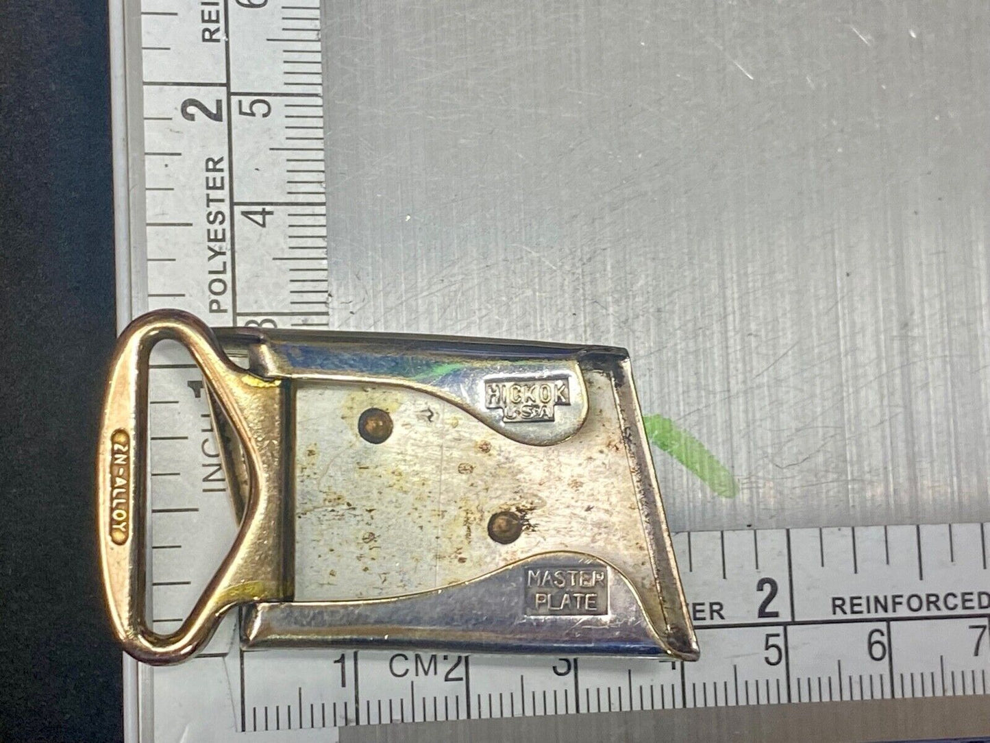 Vintage Hickok Usa Alphabet Letter "G" 1.5" Monogram Belt Buckle