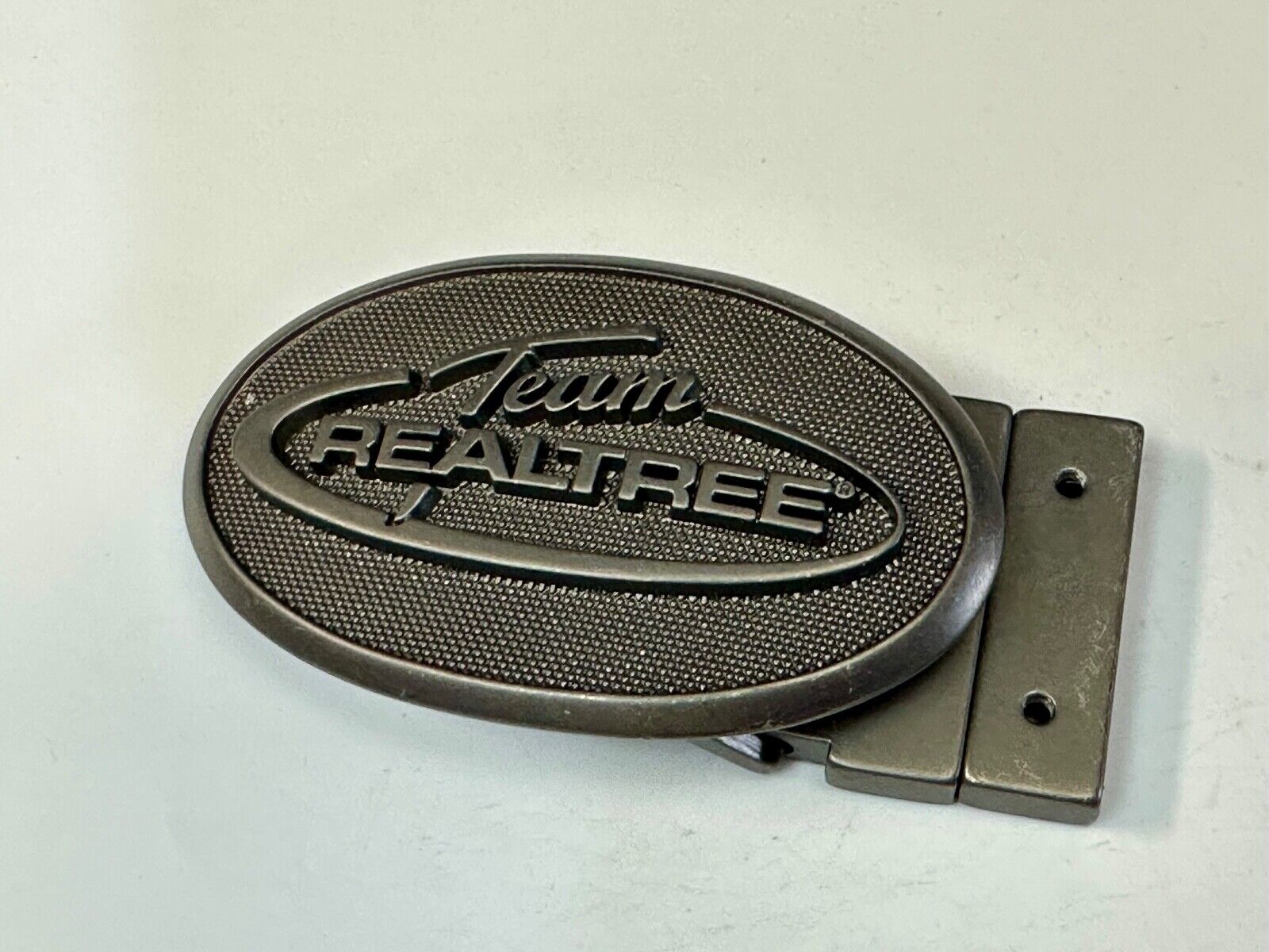 Team Realtree Hunting Accesories Duck Dynasty Advertisement Belt Buckle