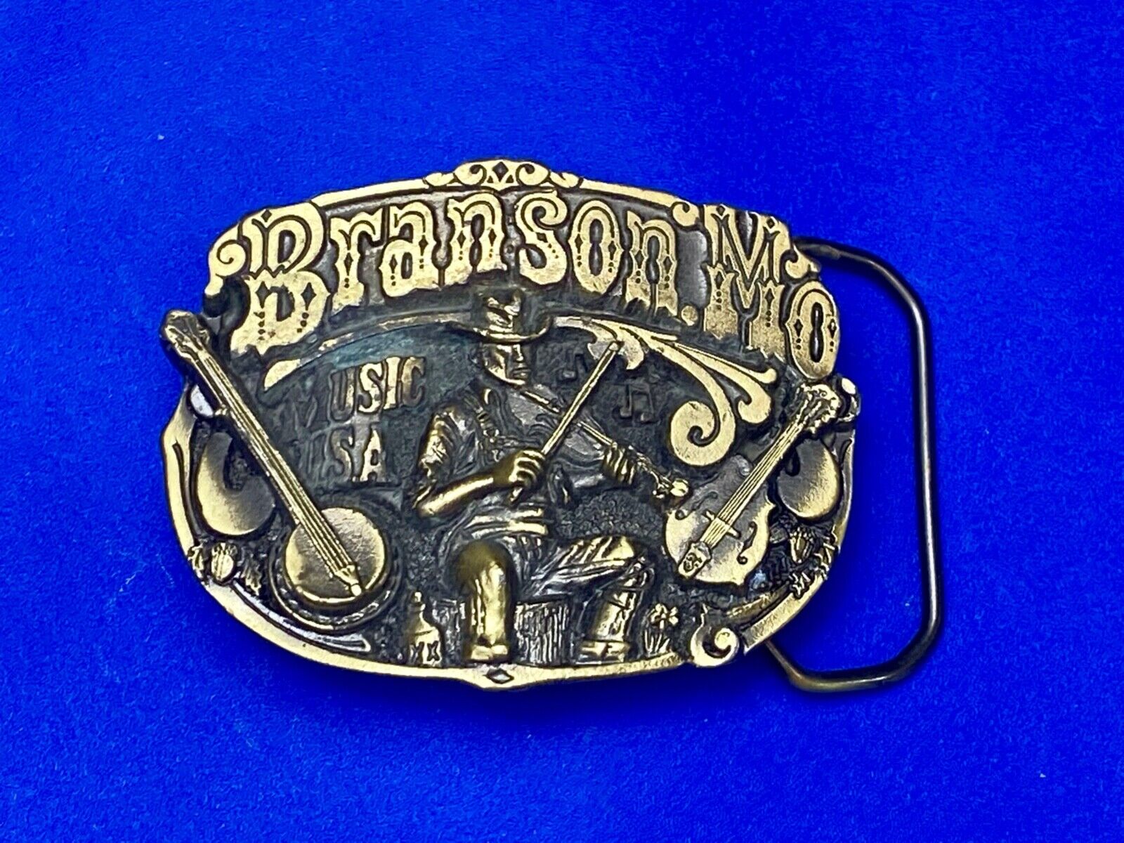 80's Branson Missouri music pickers MO -The Great American Belt Buckle Company