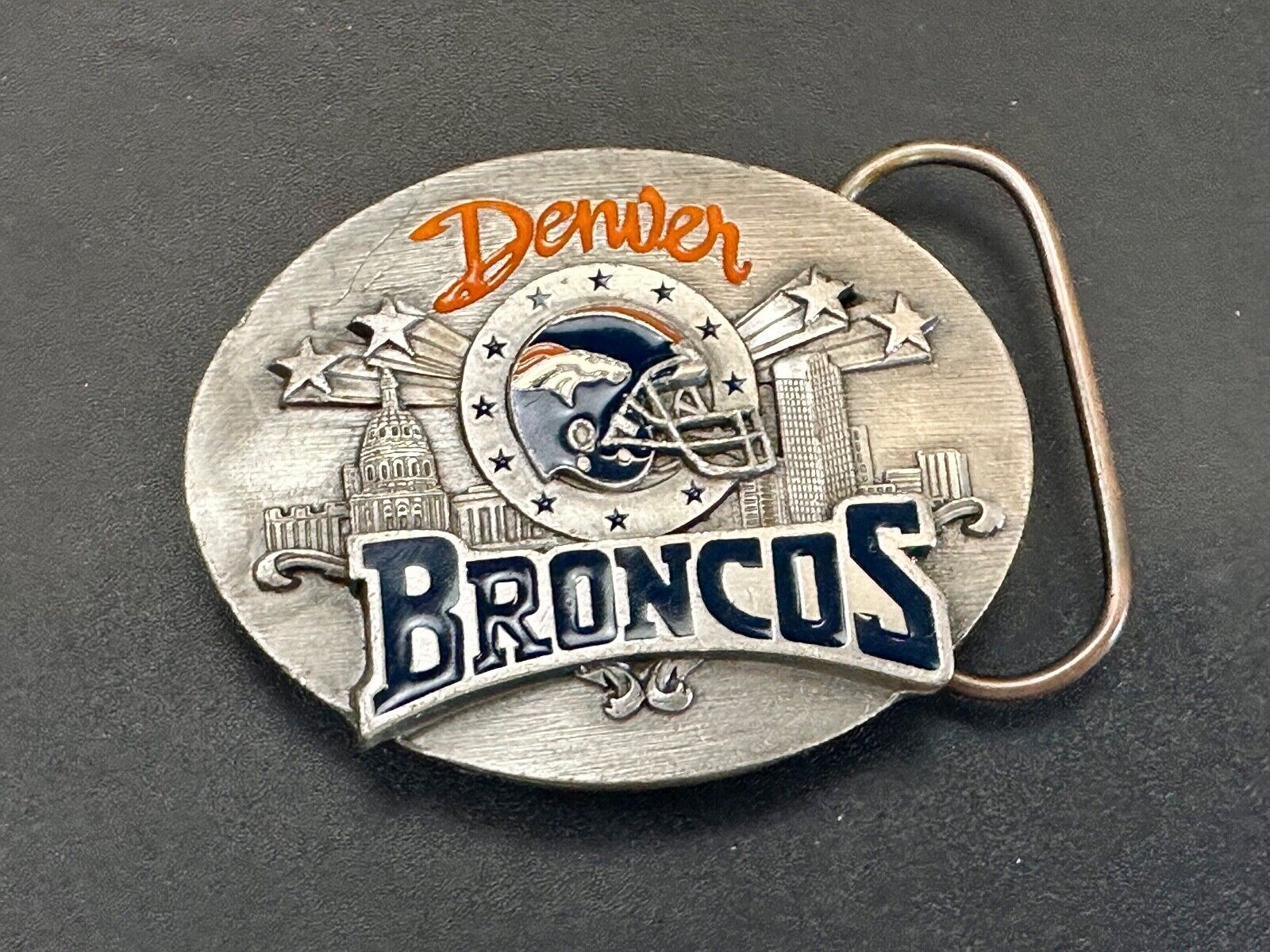THE Denver Broncos - Most NFL Wins of the 1990's commemorative belt buckle
