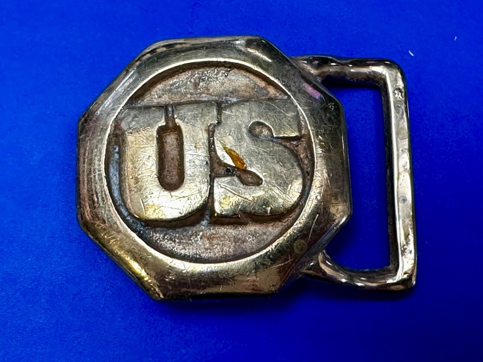 US Civil Soldiers Union Army Replica? Unknown to me! Hexagon Cast Belt Buckle