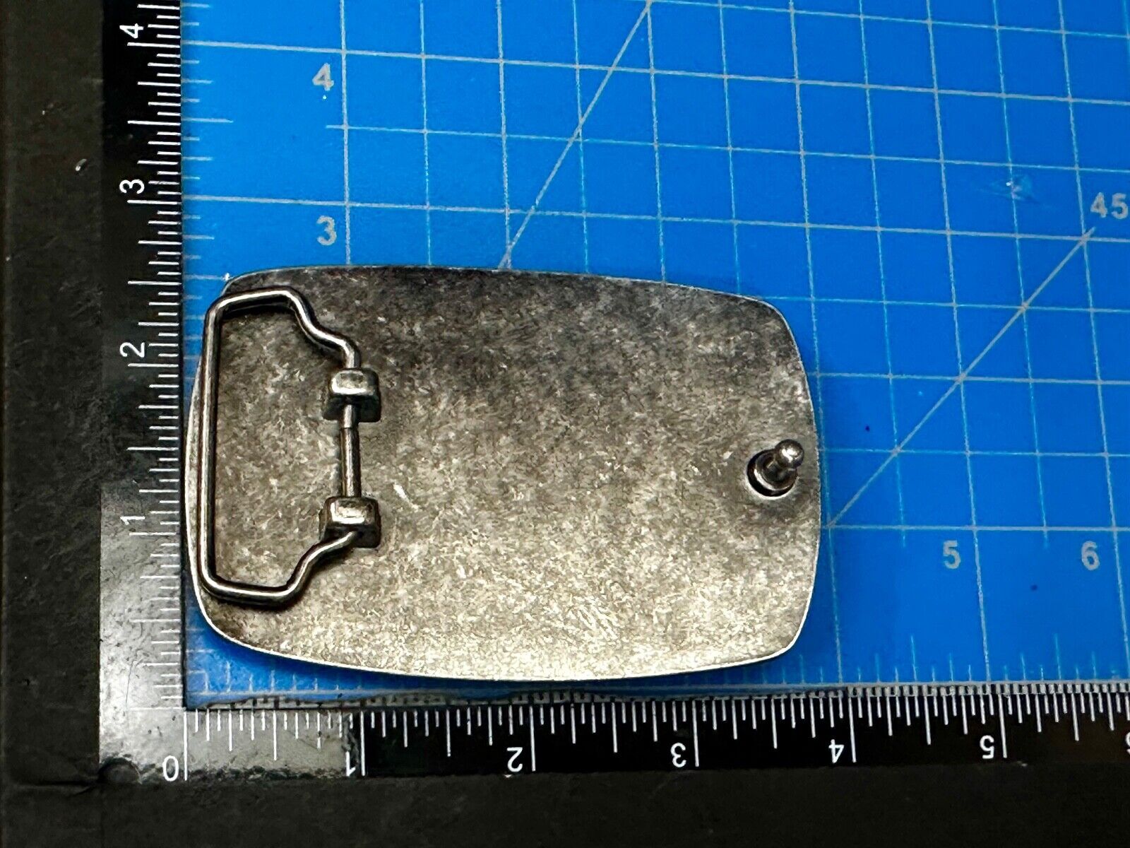 American Eagle Diving Hunting Flying With Ribbon Scroll Belt Buckle