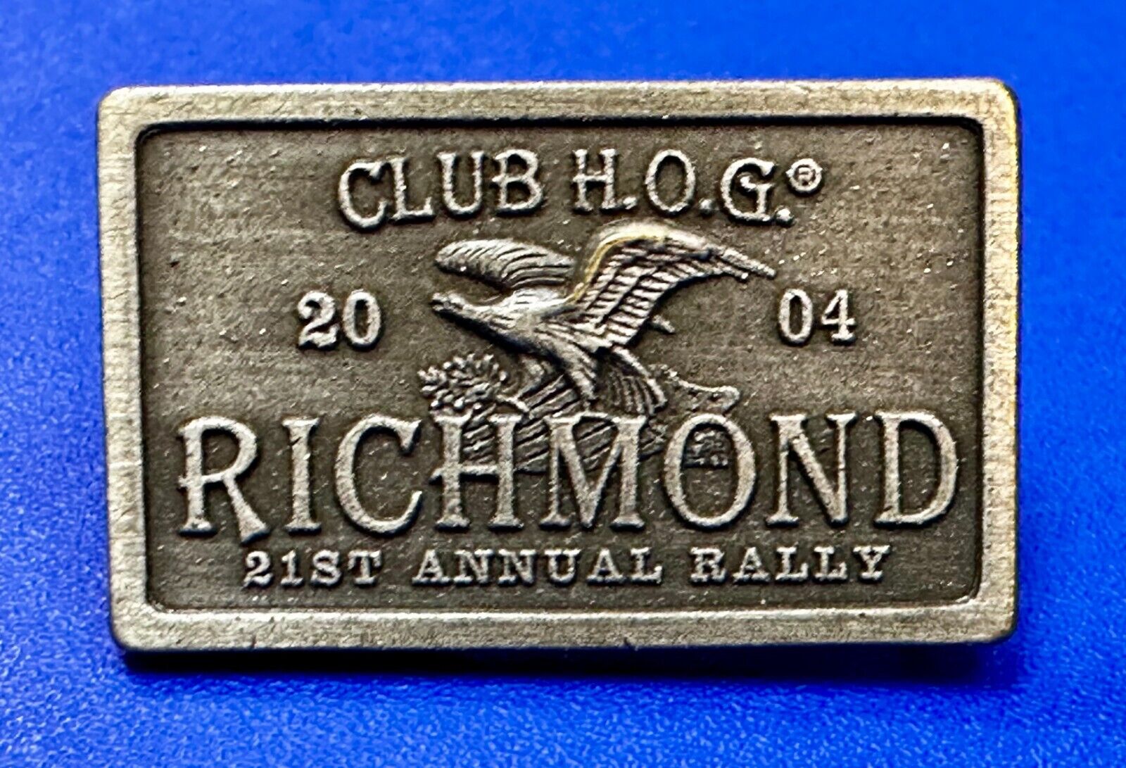 Club Hog 2024 Richmond 21st Annual Rally Harley Davidson Jacket Vest Pin