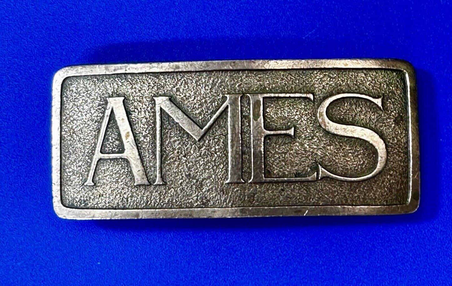 Ames School University Antique Robbins Co Attleboro Mass Belt Buckle