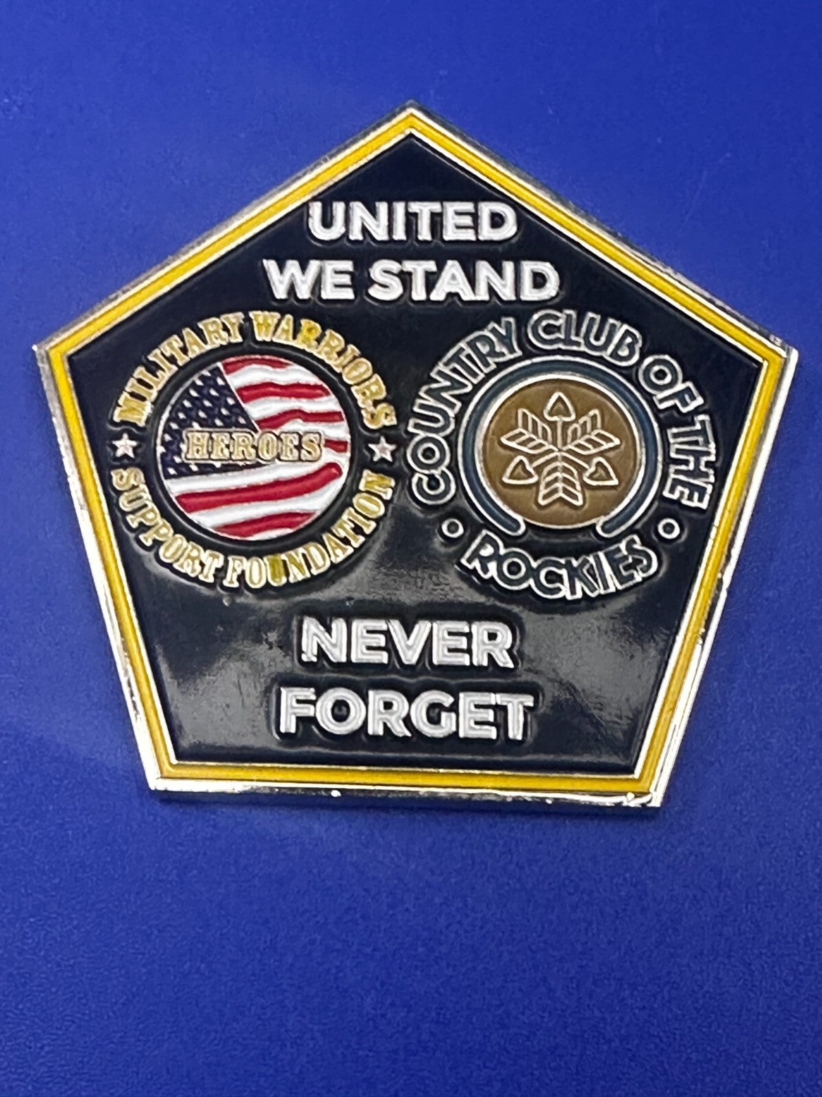 United We Stand Never Forget Patriot Day September 11 Collectors Challenge Coin 
