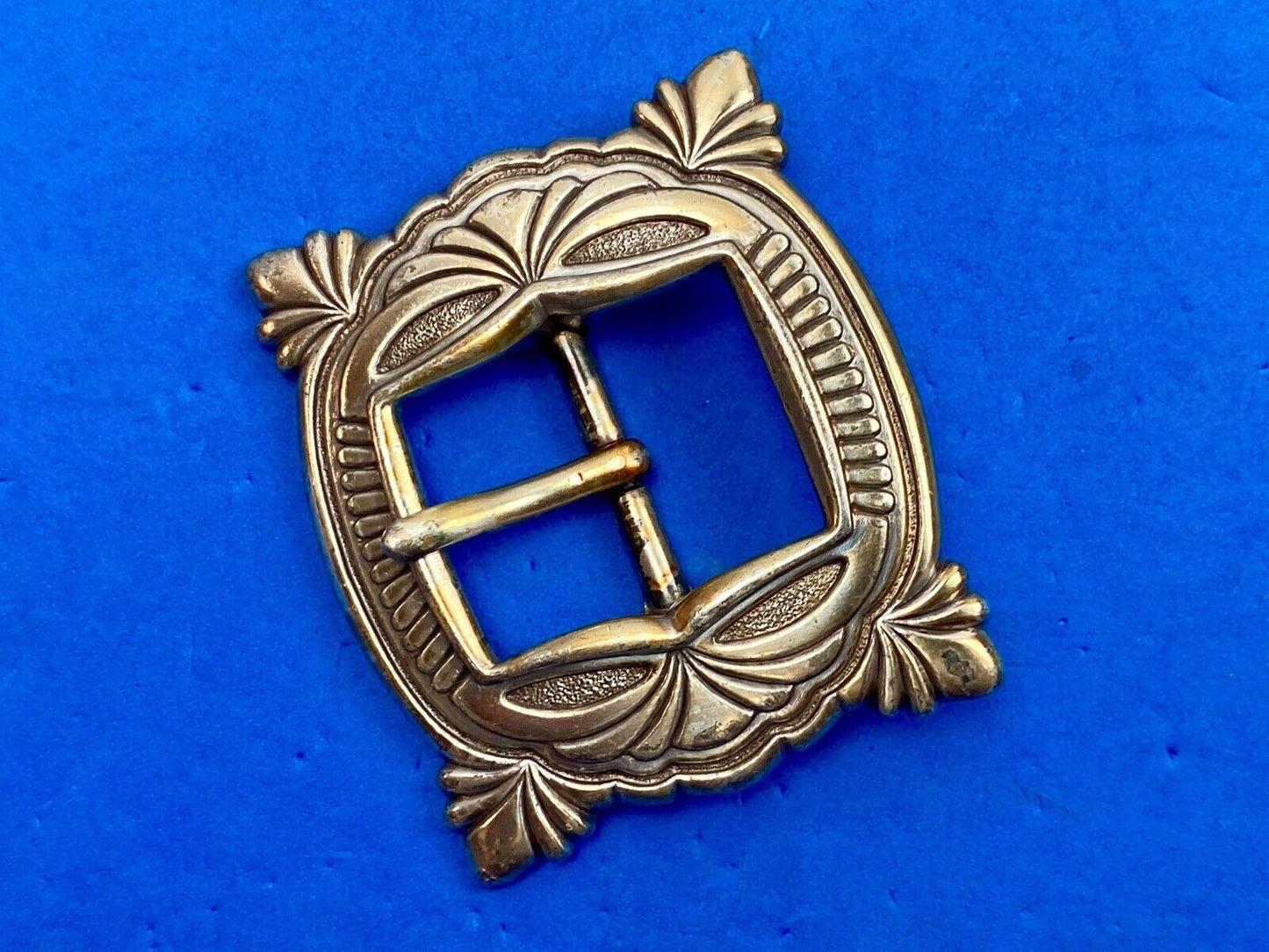 Antique Vintage W. Doran stamped western belt buckle