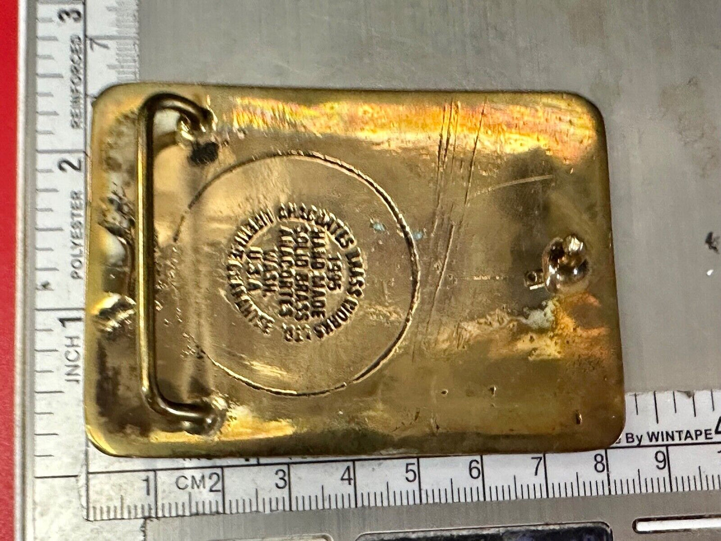 Alaska Price Ahtna  One Year , No lost time award VMT-1994 Anacortes belt buckle