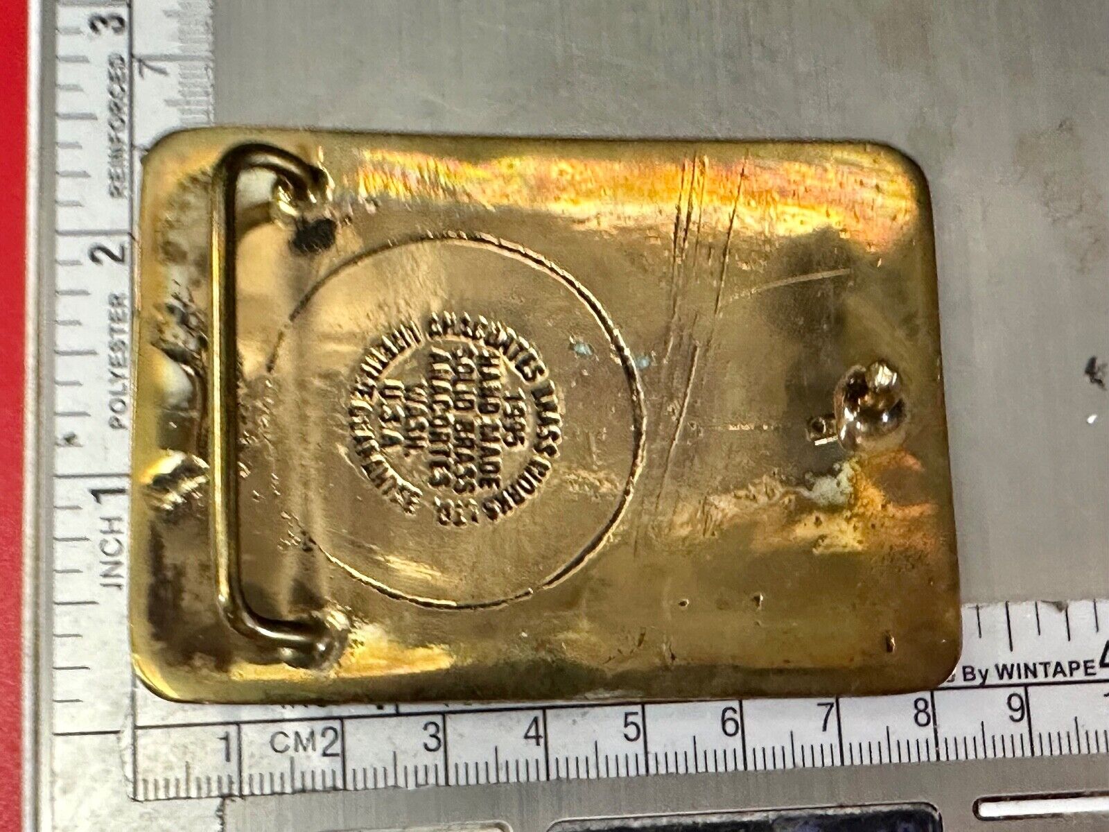 Alaska Price Ahtna  One Year , No lost time award VMT-1994 Anacortes belt buckle