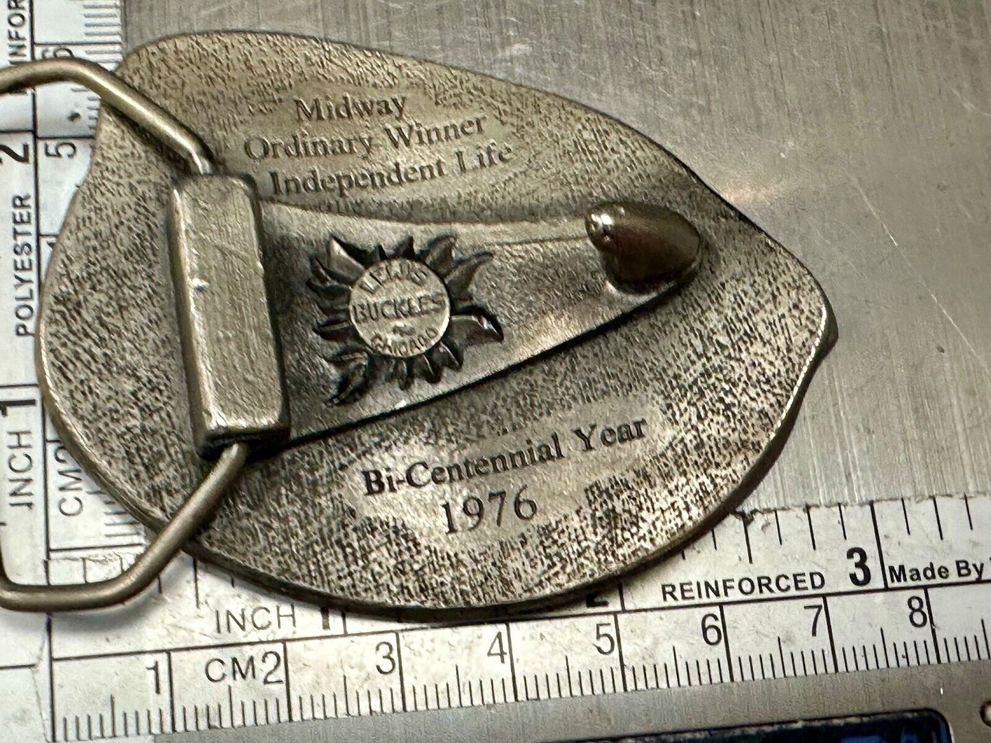 Total Way of Life Lewis Buckles Belt Buckle Midway Independent Life 1976