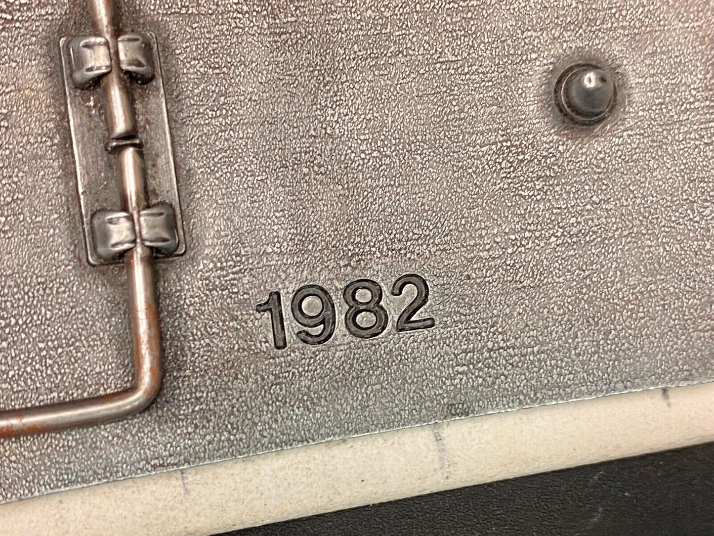 Vintage 1982 New Holland I'm Proud To Be A Reliable American Farmer Belt Buckle
