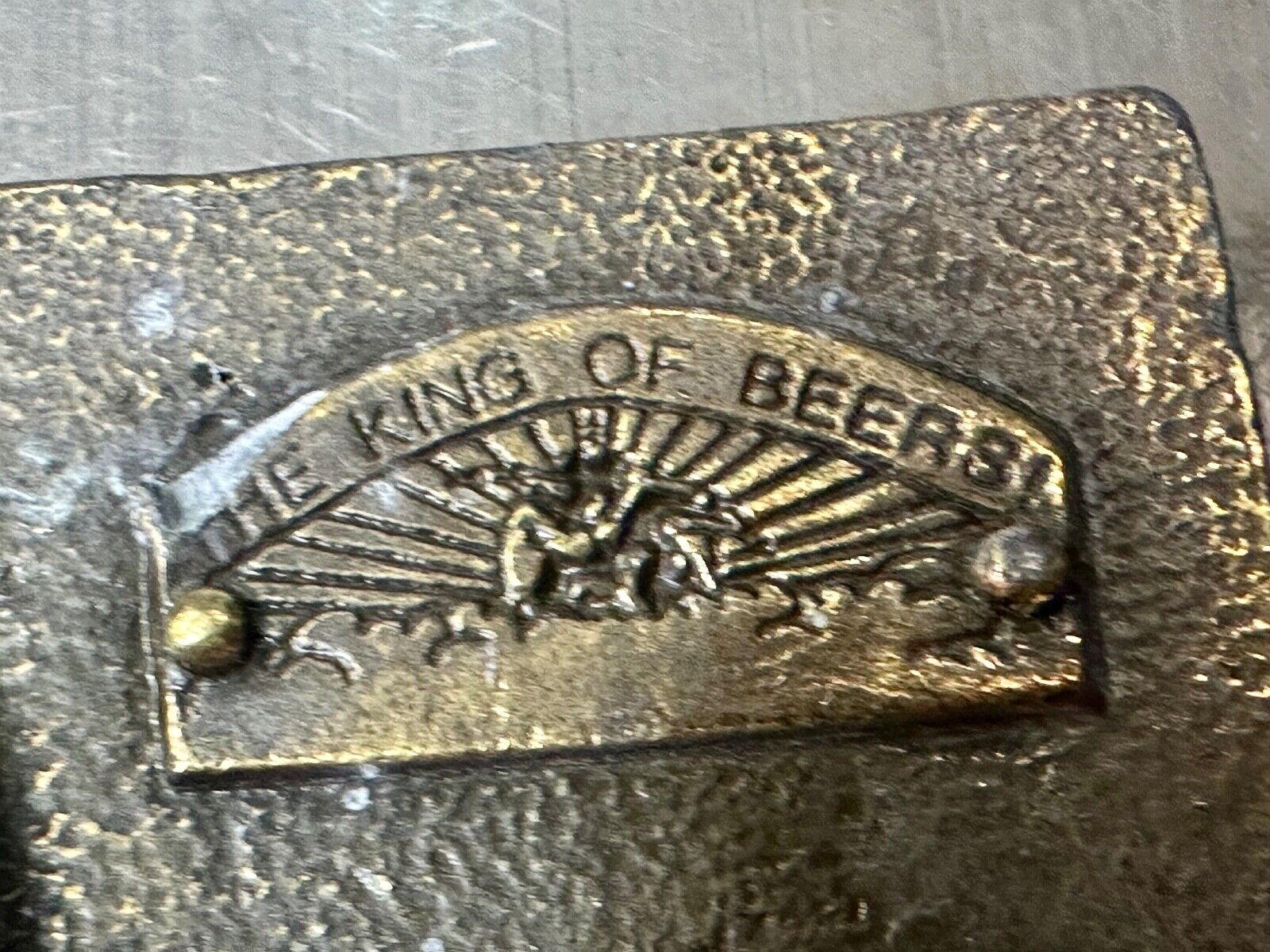belt buckle Budweiser A-168
