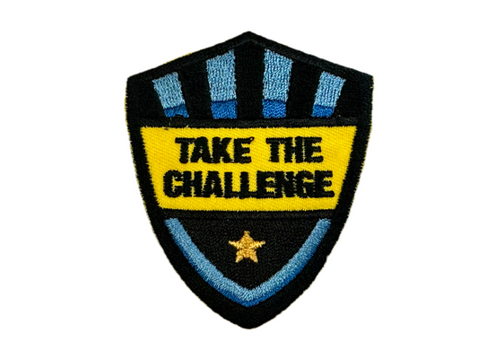 Take the Challenge Military Army Embroidered Jacket Vest Patch