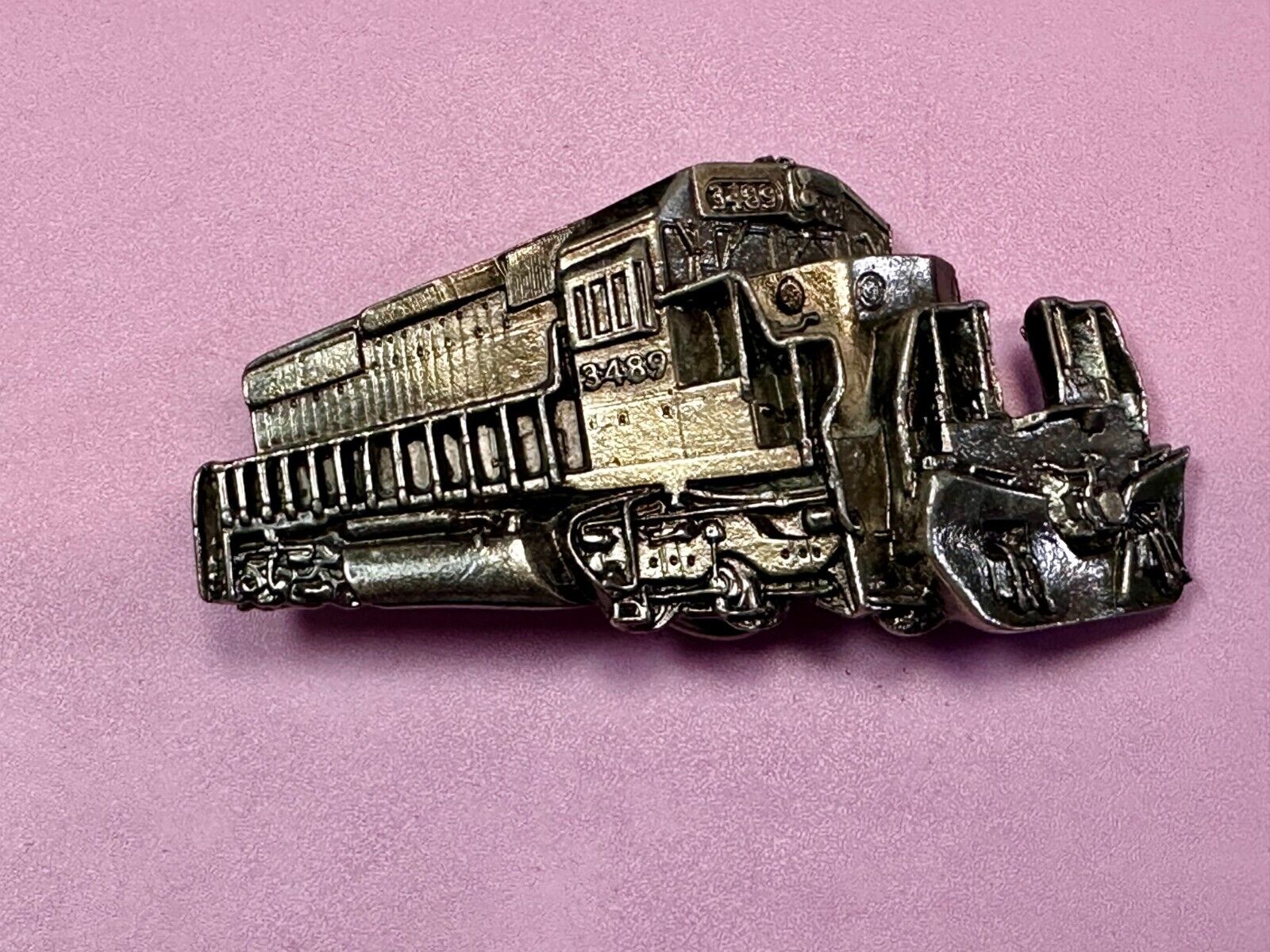 3489  Train Locomotive RailRoad Vintage 1980 - The Great American Belt Buckle Co