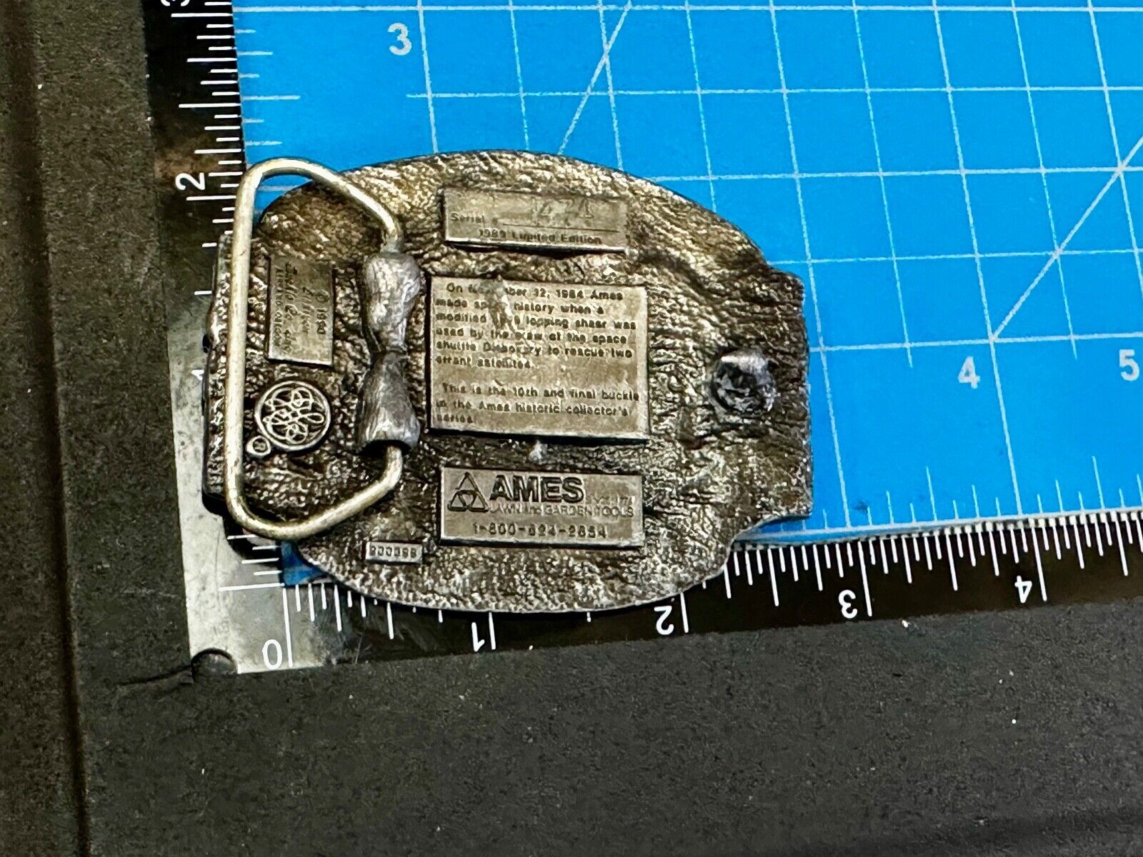 Ames Tools Space Shuttle Discovery 1984 Commemorative 90's Limited Belt Buckle