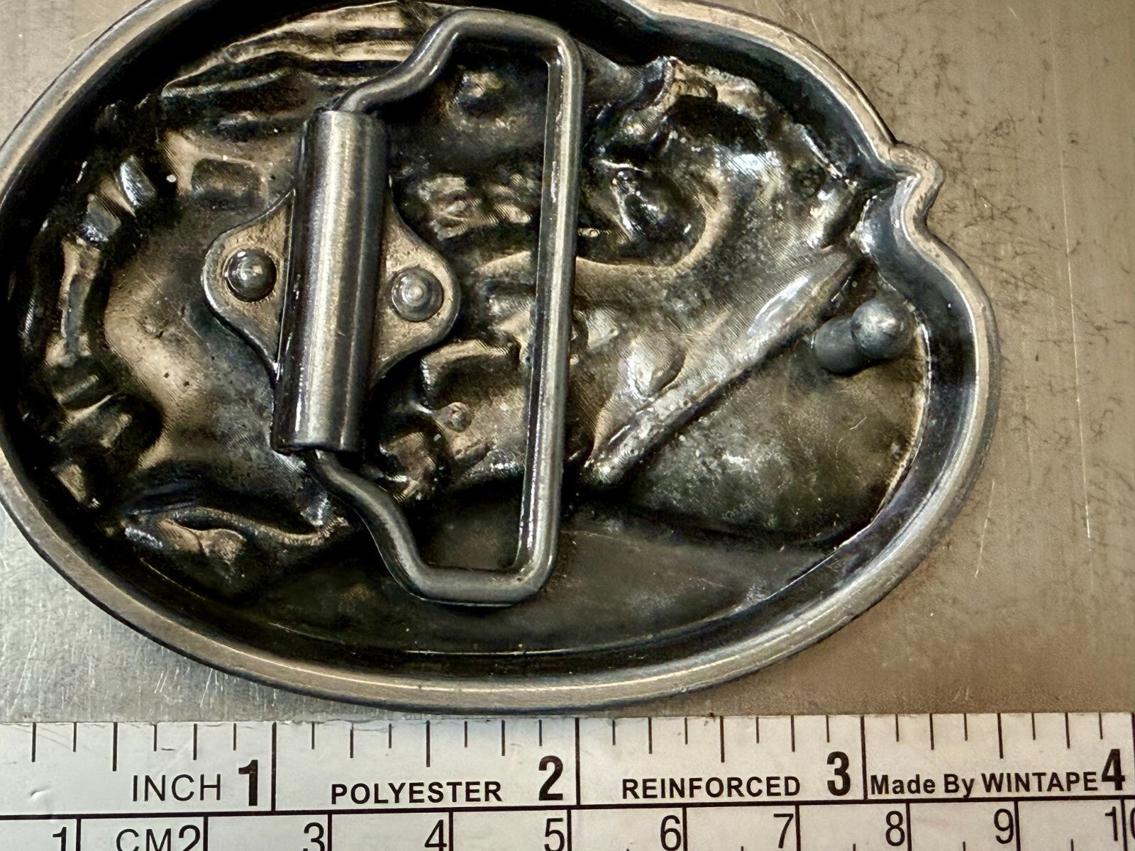 VFW American Heroes Veteran of Foreign War Victory US Flag  Belt Buckle