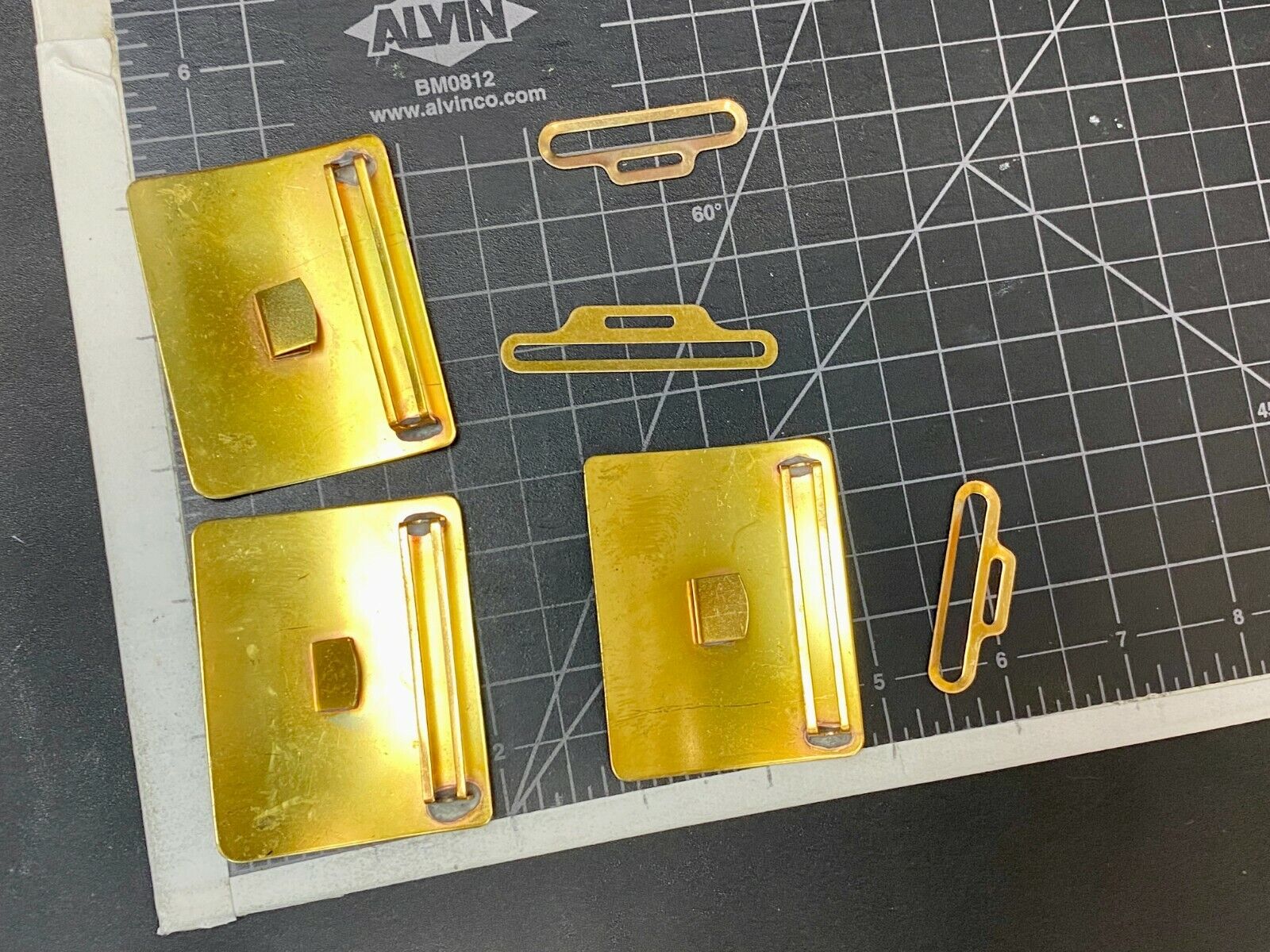Usmc? Solid Brass Belt Buckle Lot