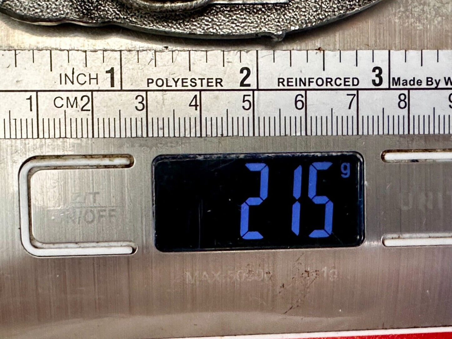 Majestic Mt. Hood River Valley Oregon Scenery Vtg 1981 Commemorative Belt Buckle