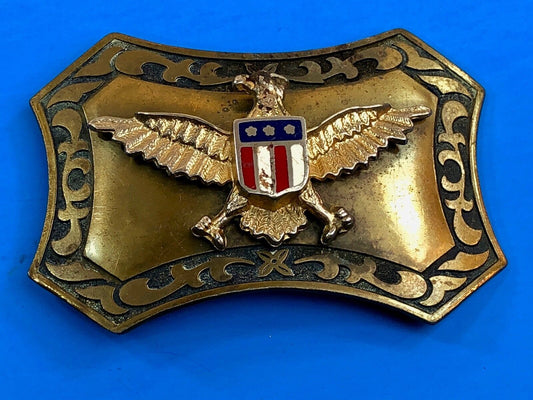 Vintage American Union Army Eagle E Pluribus Unum Vintage Belt Buckle