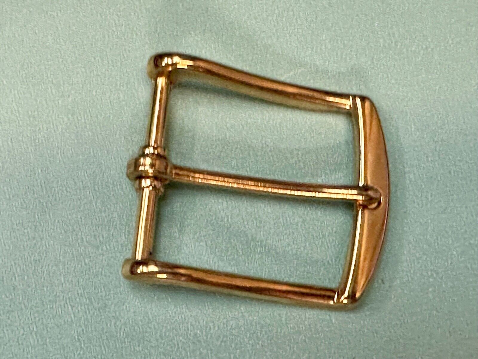 Vintage gold tone replacement belt buckle marked W