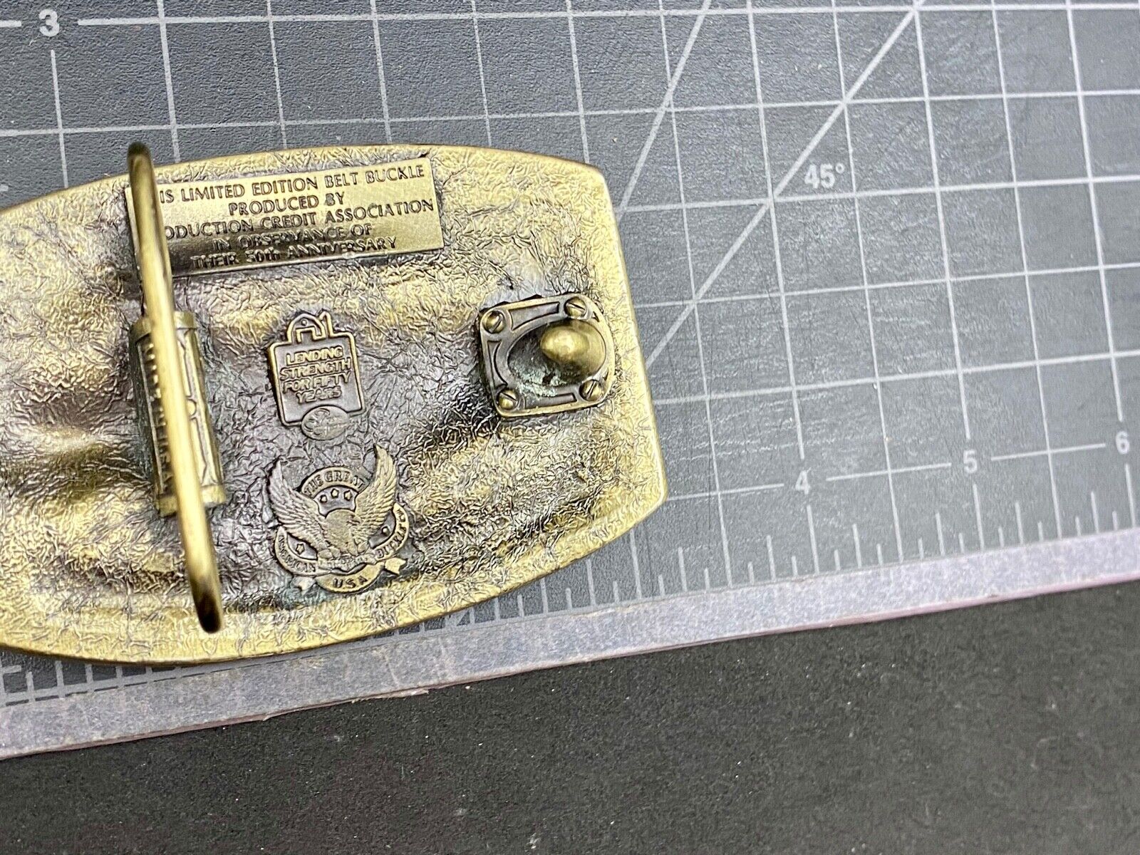 The First PCA loan Production Credit Assn. The Great American Belt Buckle Co
