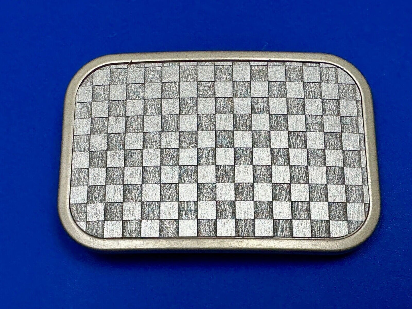 Tic Tac Toe grey WALLPAPER PATTERN  Buckle Down brand belt buckle in packaging