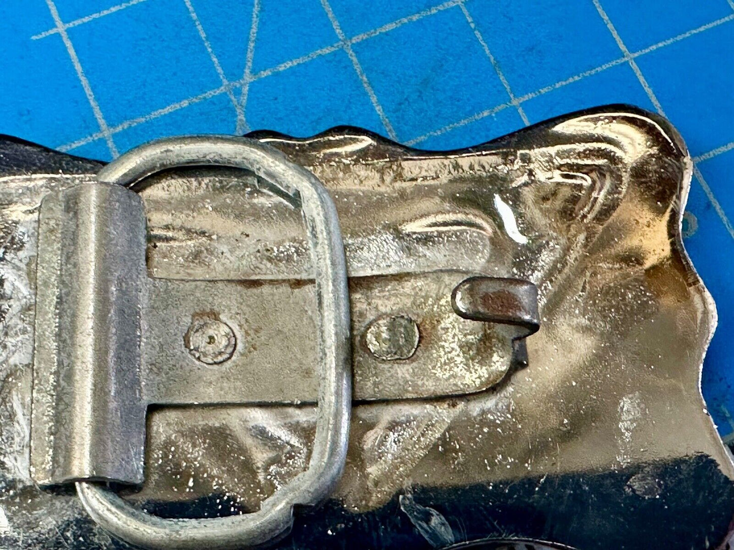 Vintage Horse Lovers Saddle Bronc Cowboys Western belt buckle