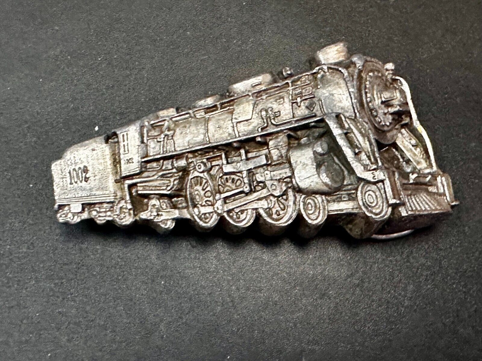 Train Locomotive Steam Engine RR RailRoad Vintage 1978 Bergamot Belt Buckle